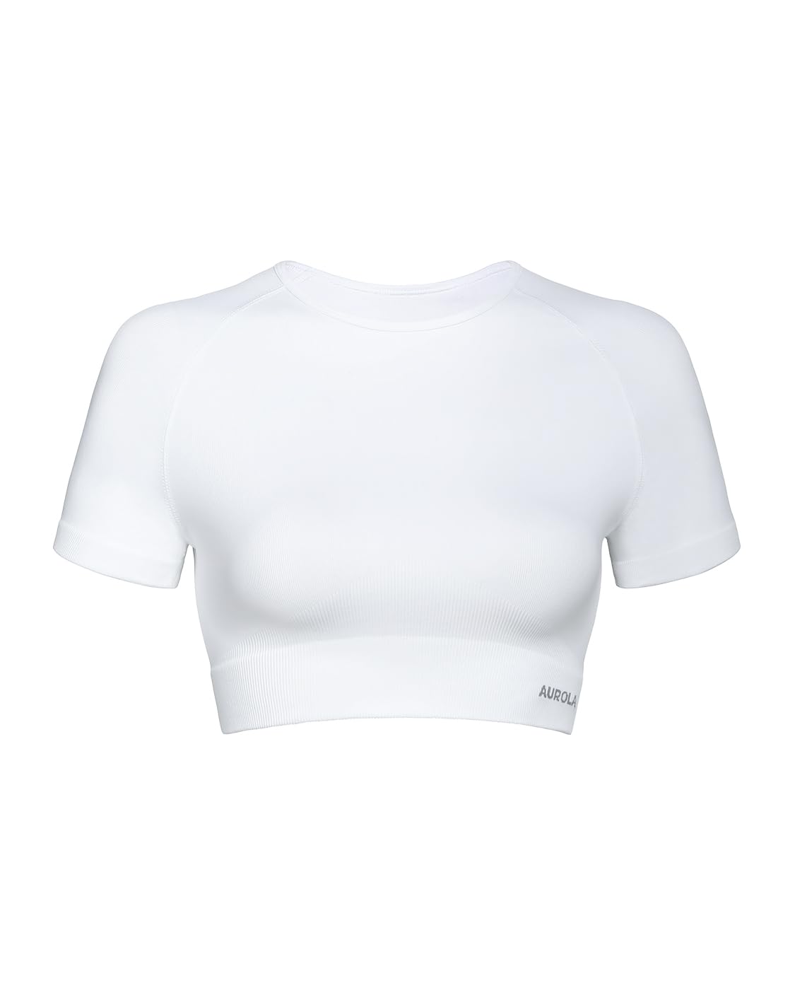 AUROLA Serpent Snake Seamless Workout T-Shirts for Women,Short Sleeve Crop Top Gym Yoga Athletic Shirts Tee
