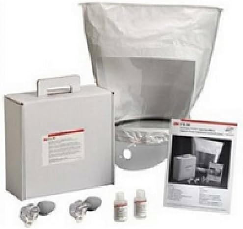 3M FT-10 qualitative fit test kit with sweet (saccharin) sensitivity solution for respirator OSHA compliance testing, white, plastic, one size