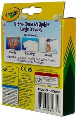 Crayola Large Washable Crayons 16 Pack - 2 Packs