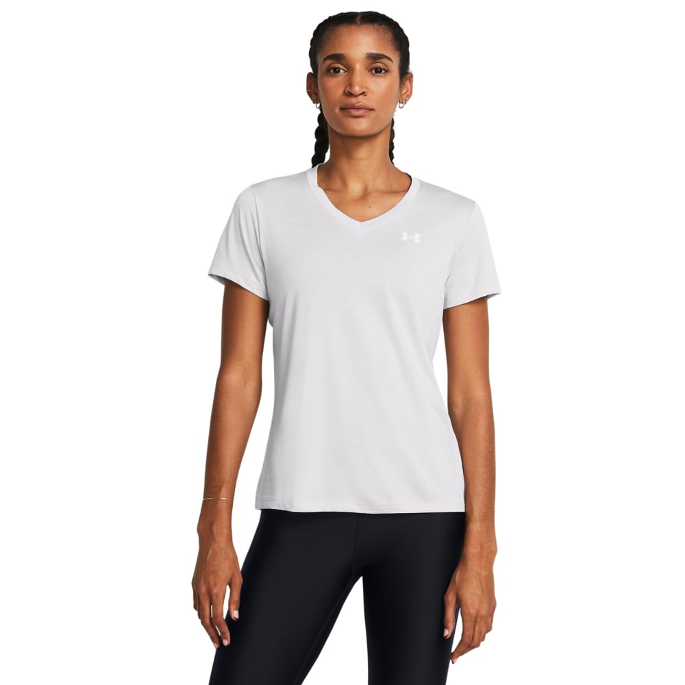 Under Armour Women's Tech Twist V Neck Short Sleeve T-Shirt