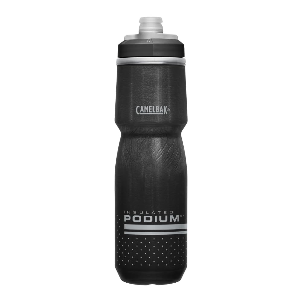 CamelBak Podium Chill Insulated Bike Squeeze Water Bottle, Cold Retention for Cycling, 24oz, Reflective Ghost