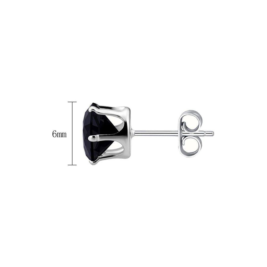 NEWITIN 12 Pairs Stainless Steel Stud Earrings for Men Hypoallergenic Earring Unisex Studs Inlaid Cubic Zirconia Men Earrings Hoop CZ Stud Earring Set for Women