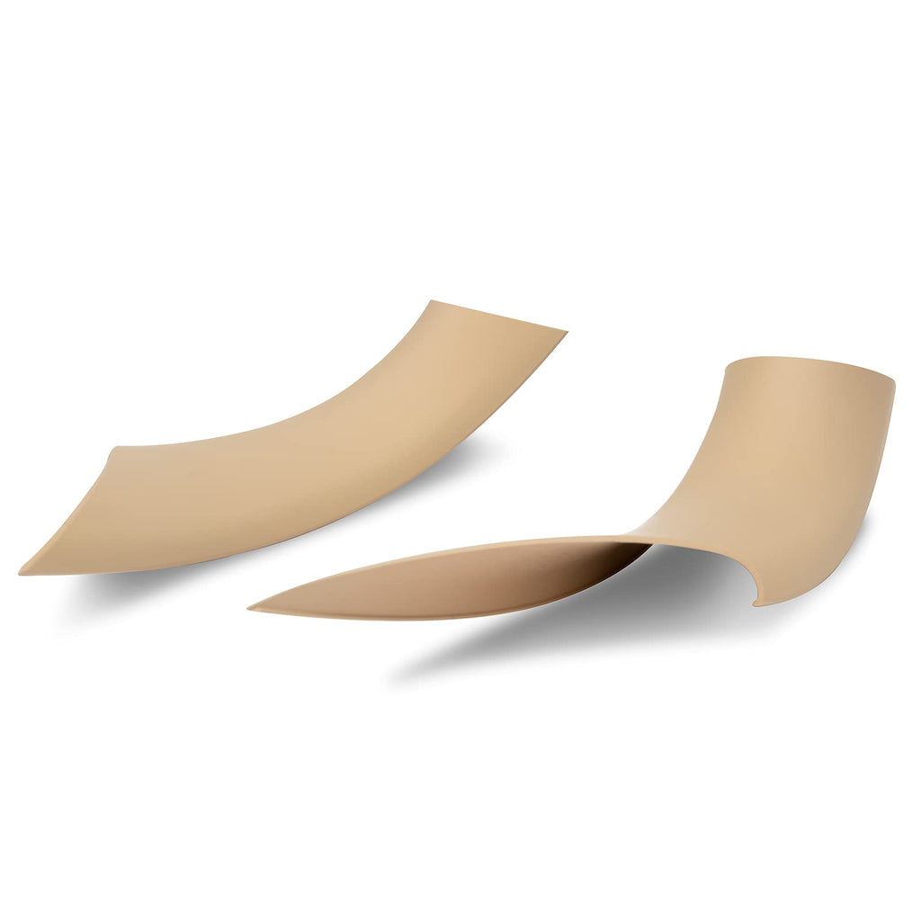 Gelunxin Door Pull Handle Cover for BMW 320,328,330,335,M3 2012-2018 & BMW 428, 435,M4 2014-2017 (Left Rear+Right Rear, Beige)