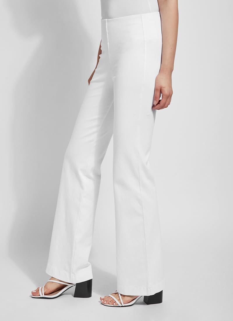 Lyssé Denim Trouser High Waisted Stretch Jeans for Women – Wide Leg Pull-On Pants with Flattering Fit & Soft Fabric