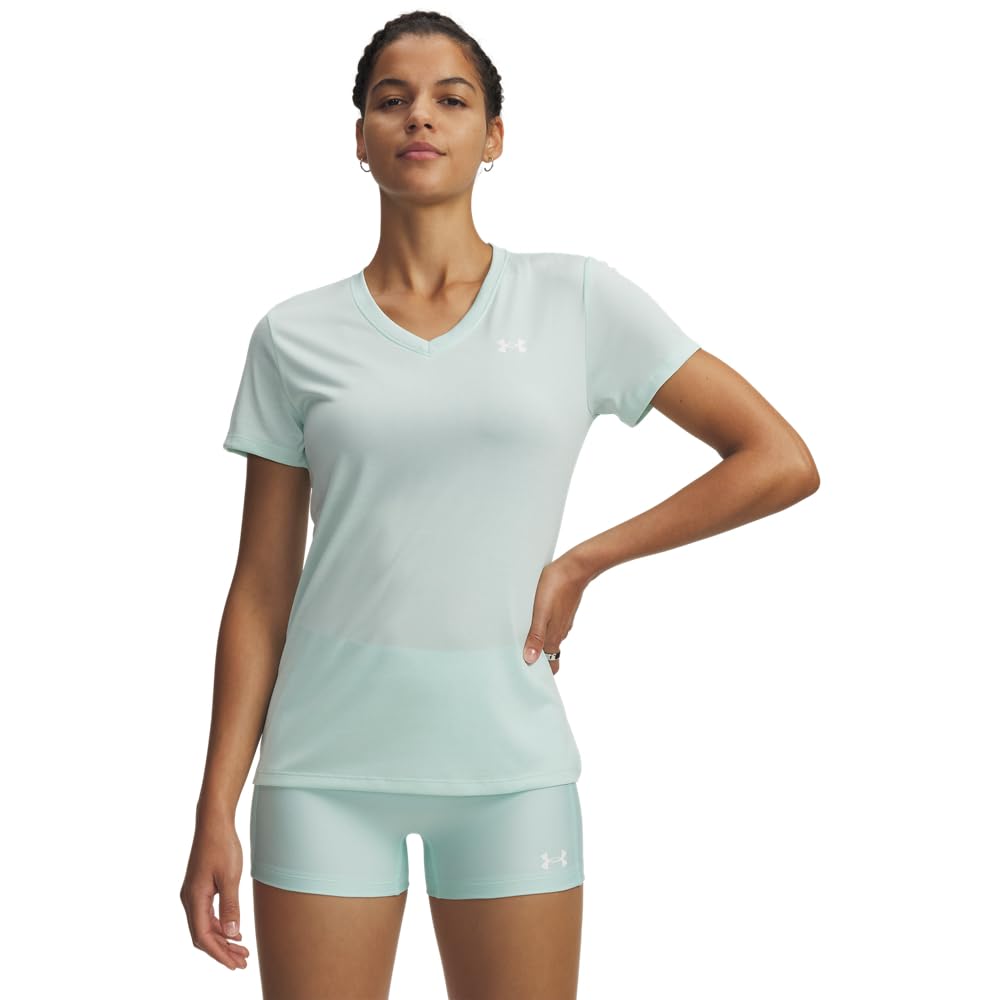 Under Armour Women's Tech Twist V Neck Short Sleeve T-Shirt