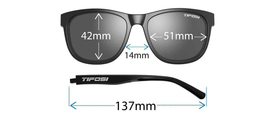 Tifosi Swank Sport Sunglasses - Tangle Free - Ideal For Cycling, Golf, Hiking, Pickleball, Running and Great Lifestyle Look
