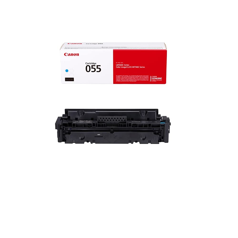 Canon Genuine 055 CMY Color Toner Cartridge Set, Cyan Magenta & Yellow 3-Pack