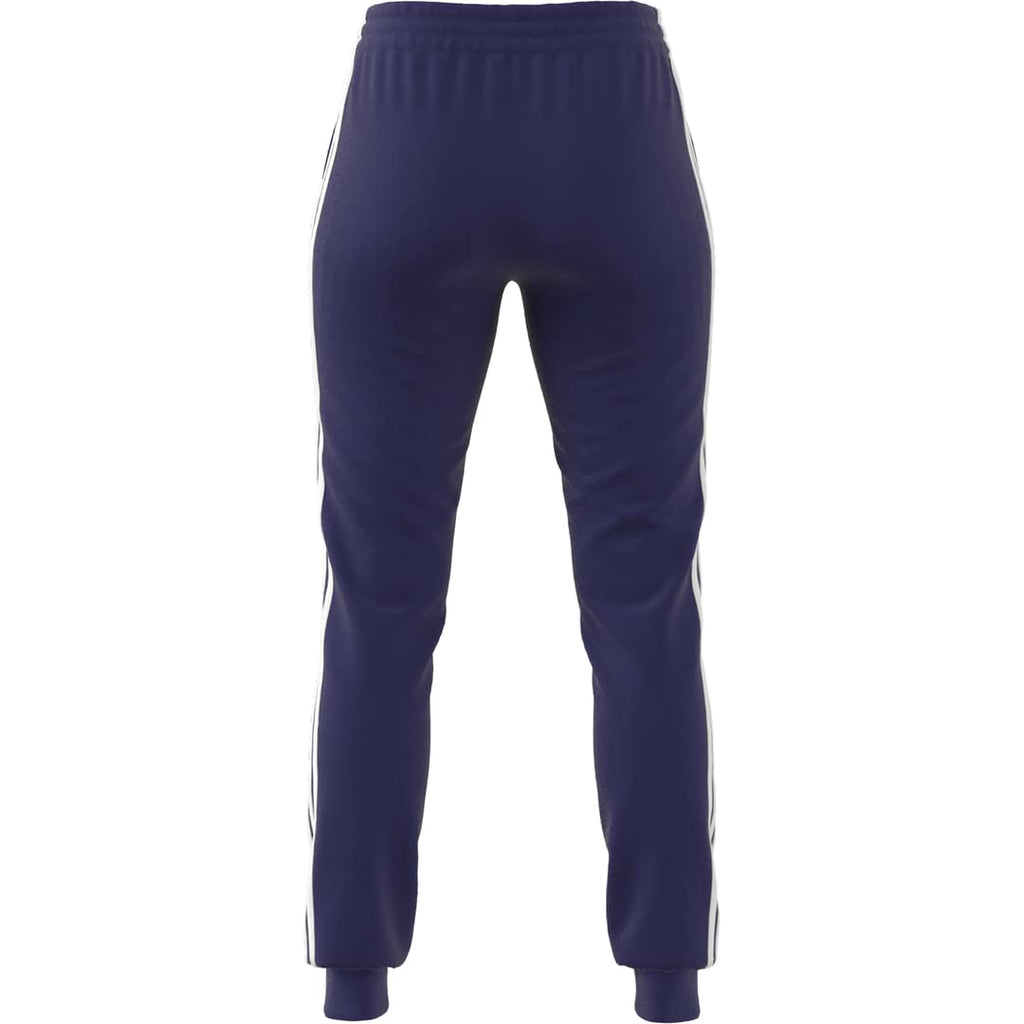 adidas Womens 3-Stripes Drawstring Sweatpants Training Casual - Black