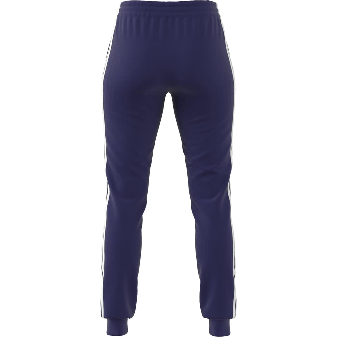 adidas Womens 3-Stripes Drawstring Sweatpants Training Casual - Black