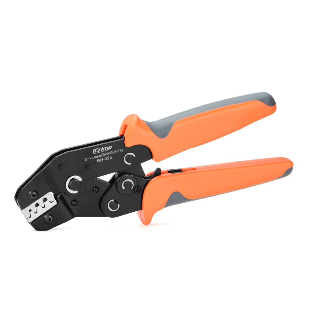 iCrimp IWS4 Solar PV Connector Crimping Tools for AWG14-10 (2.5/4/6mm²) Solar Panel PV Cable with Wire EDM Die