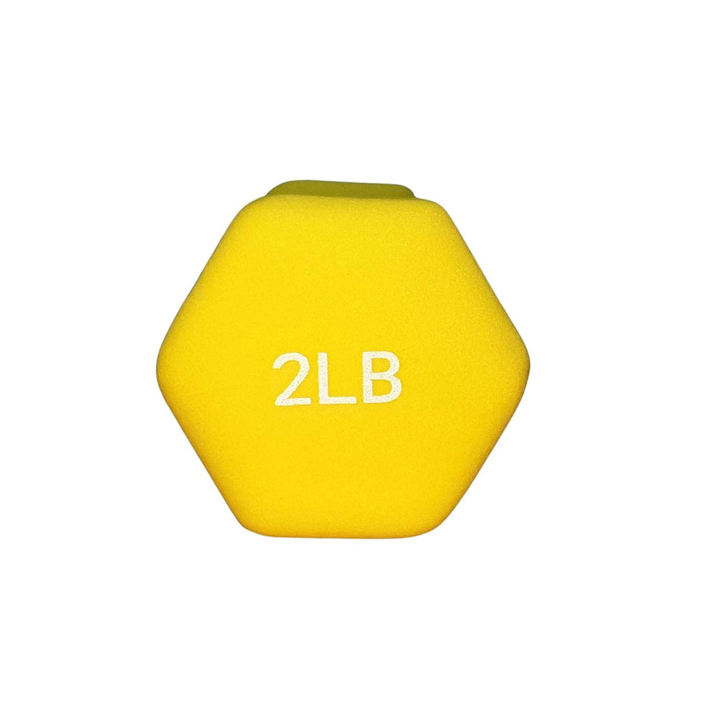 FUXION Neoprene Dumbbell Hand Weights, Sets of 2 Hexagon Non-Slip Weights for Home Gym Yoga Pilates Workout