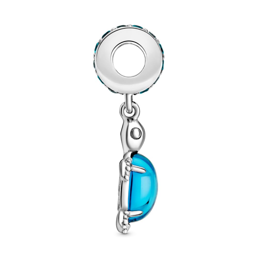 PANDORA Moments Women's Sterling Silver Labrador Puppy Dog Dangle Charm for Bracelet