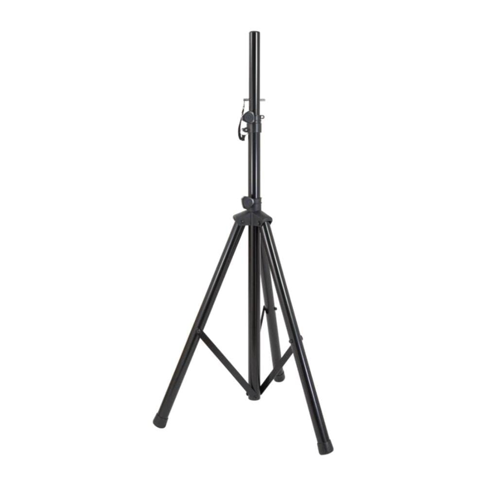 Gemini Sound ST-Pack Heavy Duty Professional Audio Universal DJ Fold-Out Telescoping Tripod Steel Speaker Stands (Set of 2), Up to 80" Inches Tall, 200lb Weight Capacity with Carry Bag Included,Black