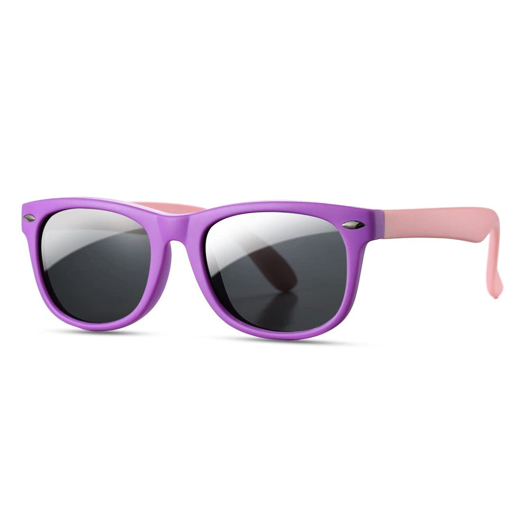 Pro Acme Kids Polarized Sunglasses, Flexible TPEE Frame Shades for Toddler Girls Boys, Ages 3-12