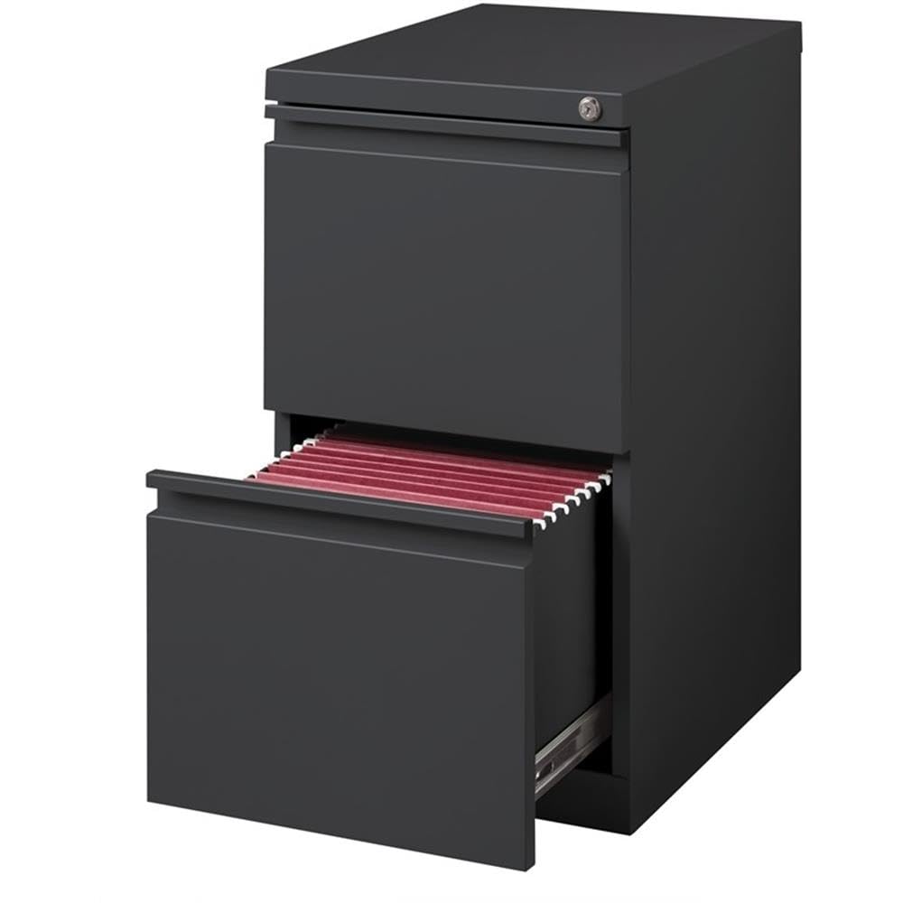 Pemberly Row 4 Drawers 52" Vertical Beige Metal Filing Cabinet Lockable Pre-Assembled Stationary Letter Size for Home, Office