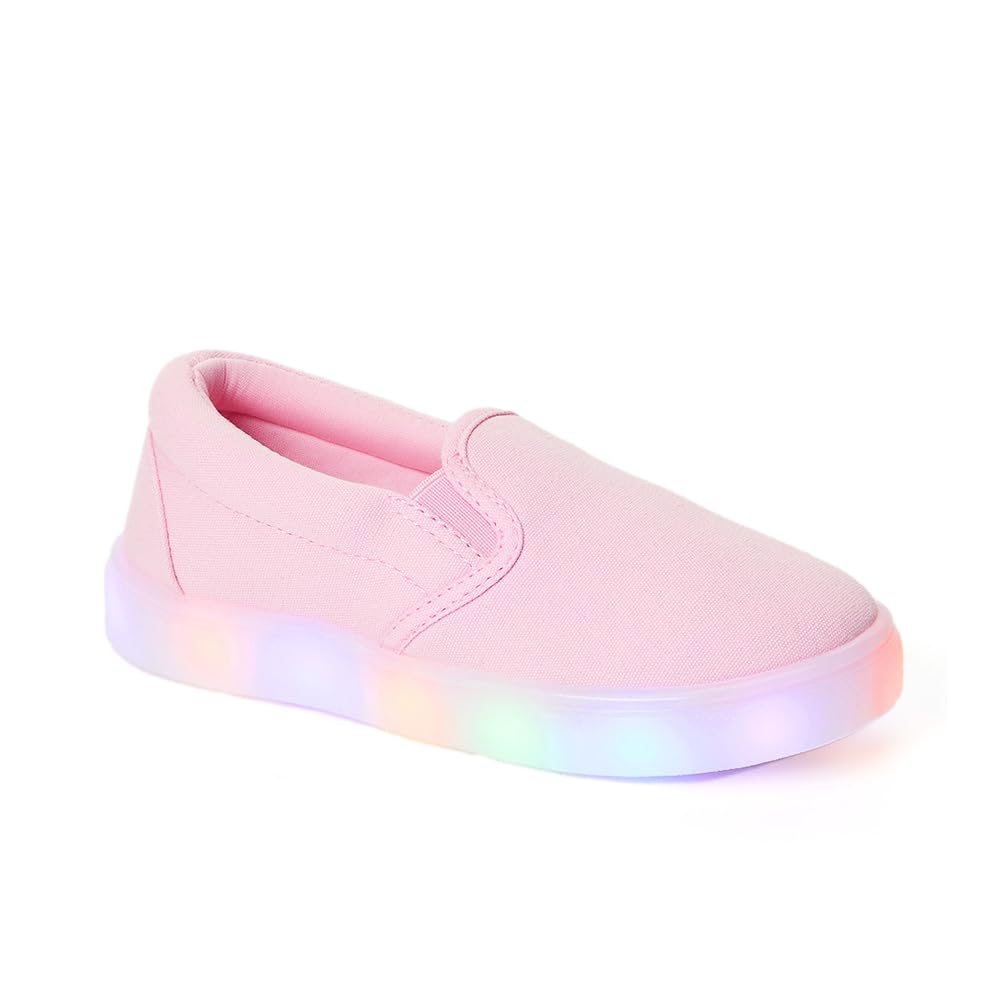 FabKids Kids Sneakers Boys Girls Canvas Shoes Slip On Low Top Footwear for Toddler Little Kid Big Kid