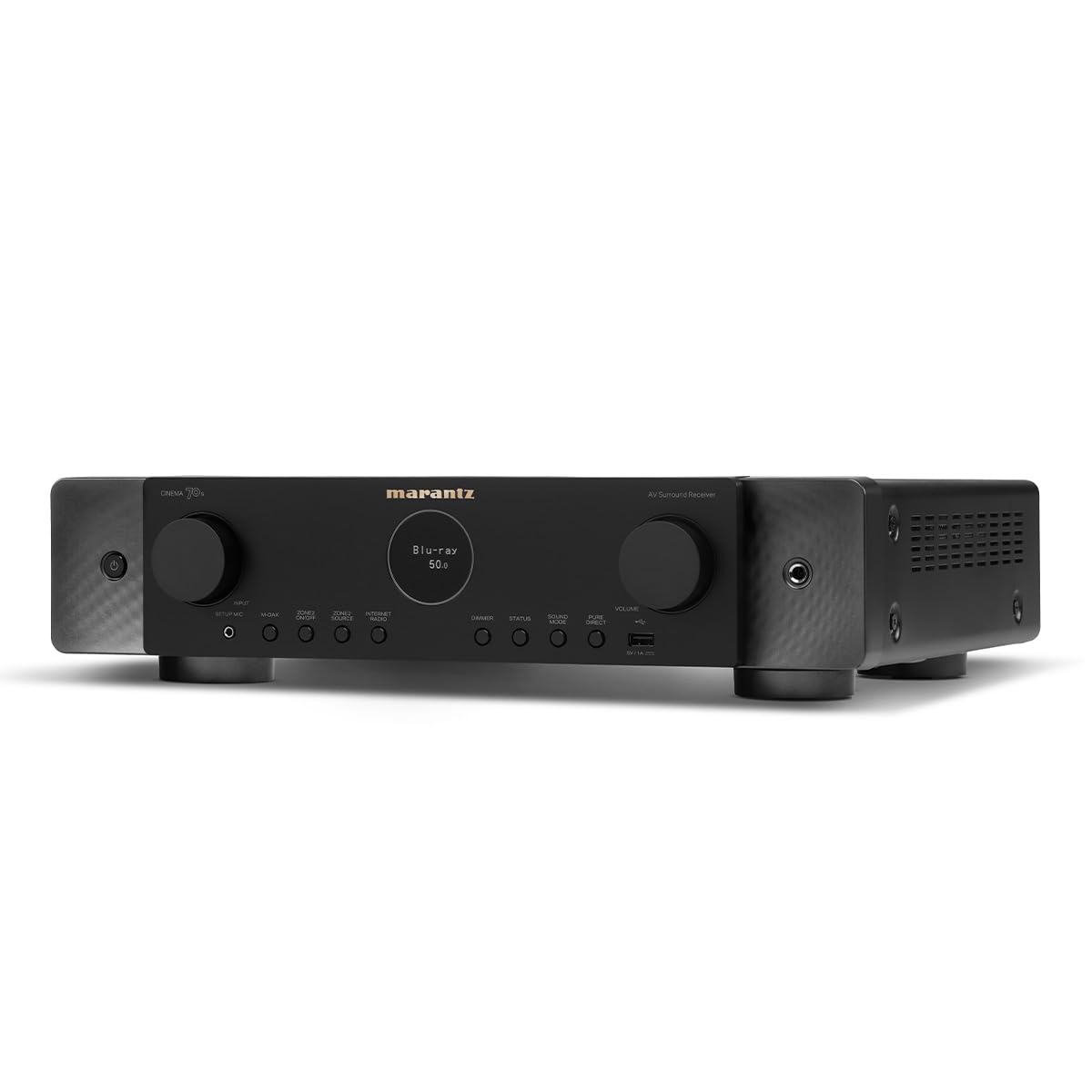 Marantz Cinema 60 7.2-Ch Receiver (100W X 7) - 4K/120 and 8K Home Theater Receiver, Built-in Bluetooth, Wi-Fi & HEOS Multi-Room, Supports Dolby Atmos & DTS:X