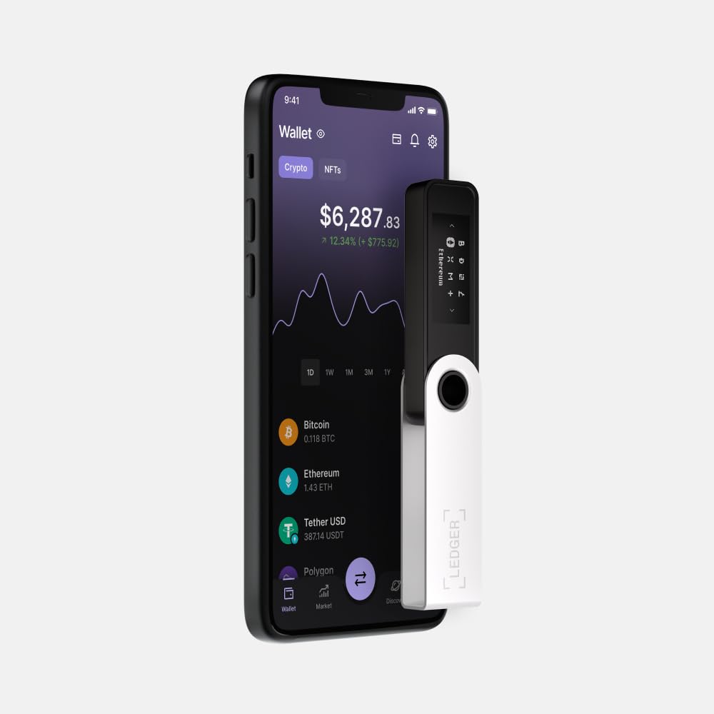 Ledger Nano S Plus Signer – The accessible Way to Manage Your Crypto & NFTs securely (Ledger Wallet for Desktop and Android only) – Matte Black