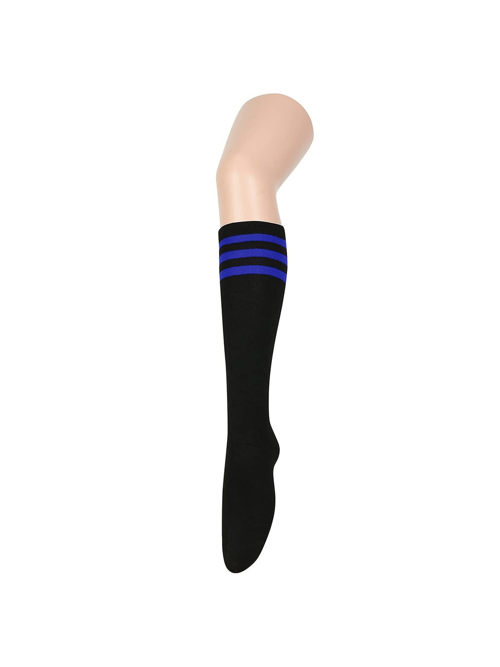 Century Star Knee High Striped Socks for Women - Long Thin Tube Sports Thigh High Socks Tall Stockings