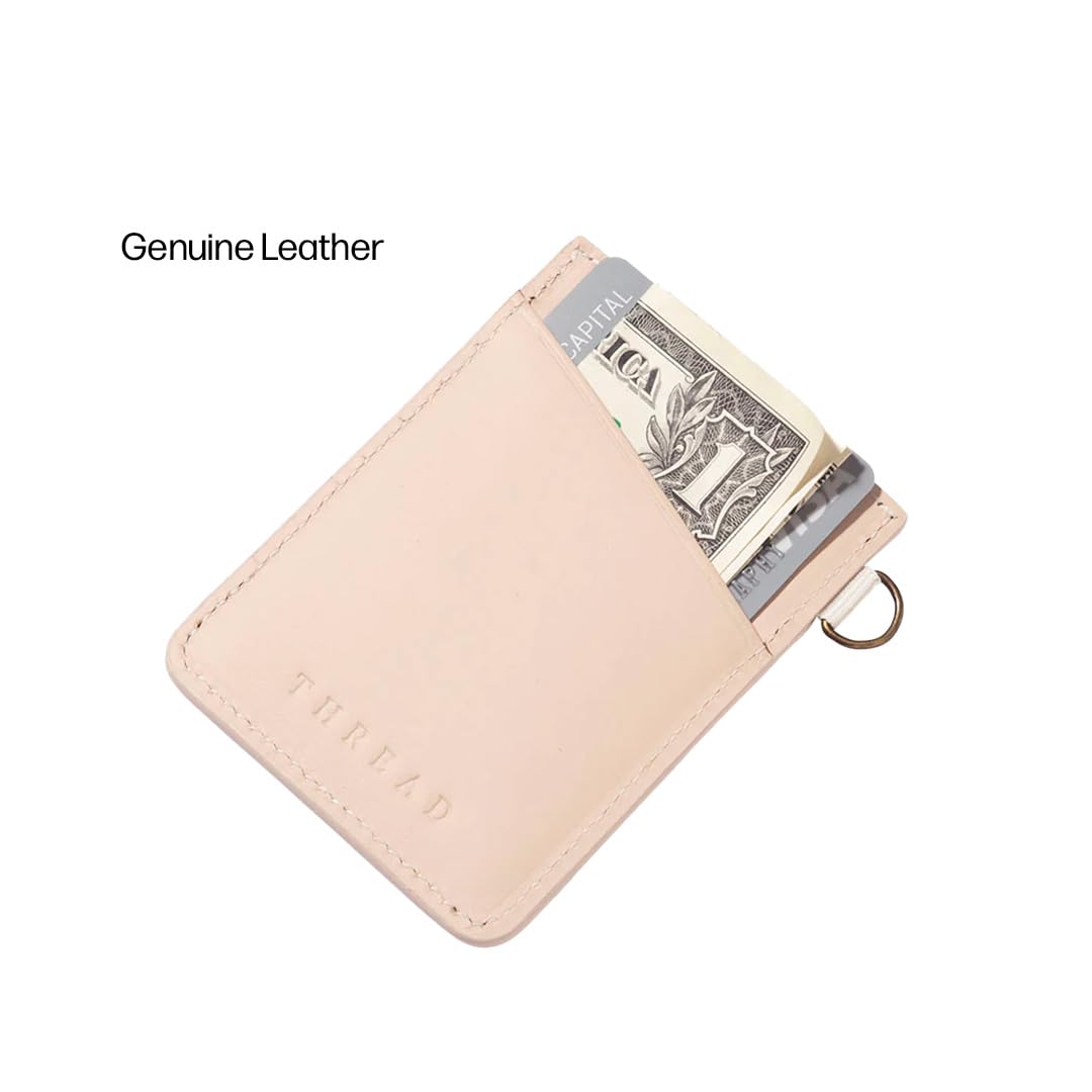 Thread Wallets Ultra Slim Minimalist Leather Card Holder Wallet (Benny)