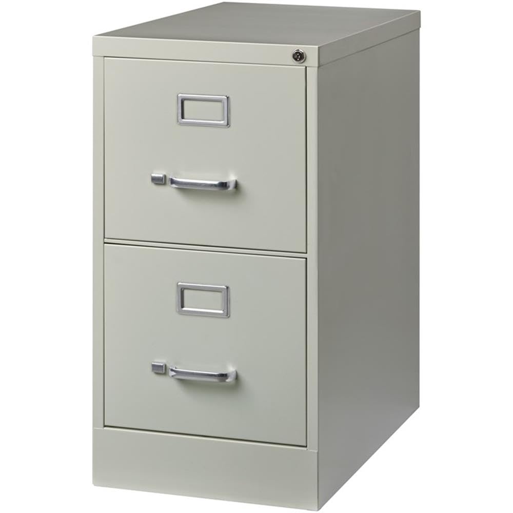 Pemberly Row 4 Drawers 52" Vertical Beige Metal Filing Cabinet Lockable Pre-Assembled Stationary Letter Size for Home, Office