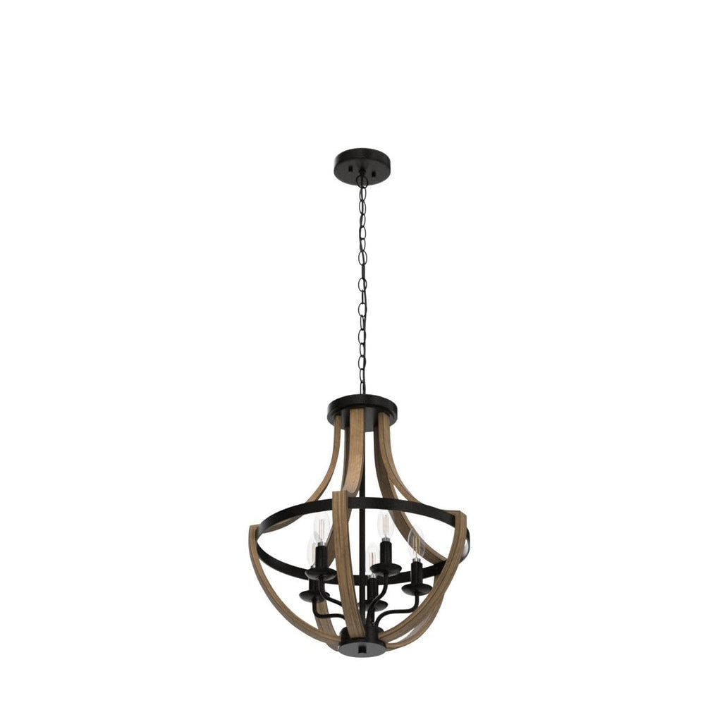 13.1" Modern Farmhouse Hanging Pendant Lighting, 4-Light Rustic Interior Flush Mount Ceiling Light Fixture, Vintage Chandelier for Hallway Foyer Dining Room Entryway Kitchen Island Bedroom
