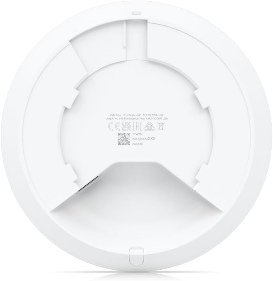 Ubiquiti U6+ Dual Band IEEE 802.11 a/b/g/n/ac/ax 3 Gbit/s Wireless Access Point