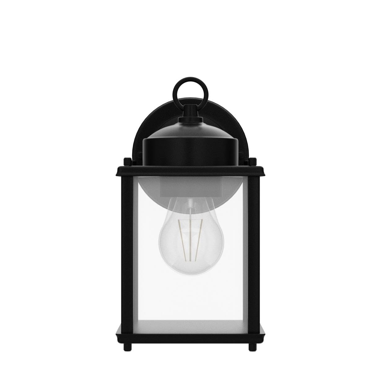 MATAMEYE Outdoor Wall Lantern, Exterior Dark Chocolate Waterproof Wall Sconce Lighting Fixture, Front Door Wall Lamp with Clear Beveled Glass, 2 Pack