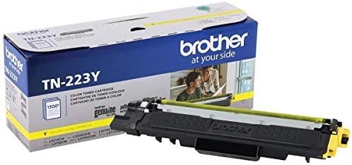 Brother Genuine TN223BK, TN223C, TN223M, TN223Y Standard Yield Black/Cyan/Magenta/Yellow Toner Cartridge Set, TN223