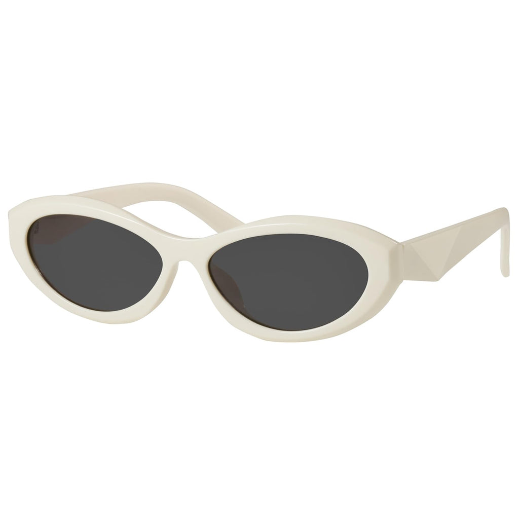 mosanana Oval Cat Eye Sunglasses for Women Retro Y2K Style MS52372