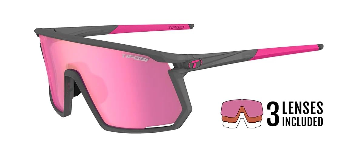 Tifosi Moab Cycling Glasses - Ideal For Cycling (Gravel, MTB & Road), Baseball & Pickleball - Shatterproof Polycarbonate Lens