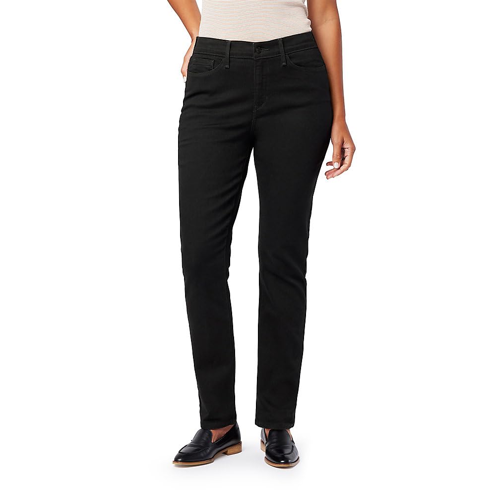 Levi Strauss Signature Gold Women's '03 Essential Classic Slim Taper Jeans Mid-Rise Stretch Denim (Also Available in Plus