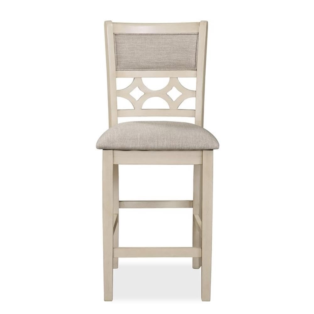 New Classic Furniture Mitchell Dining Room Table, Beige and Brown
