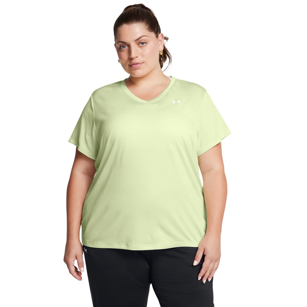 Under Armour Women's Tech Twist V Neck Short Sleeve T-Shirt