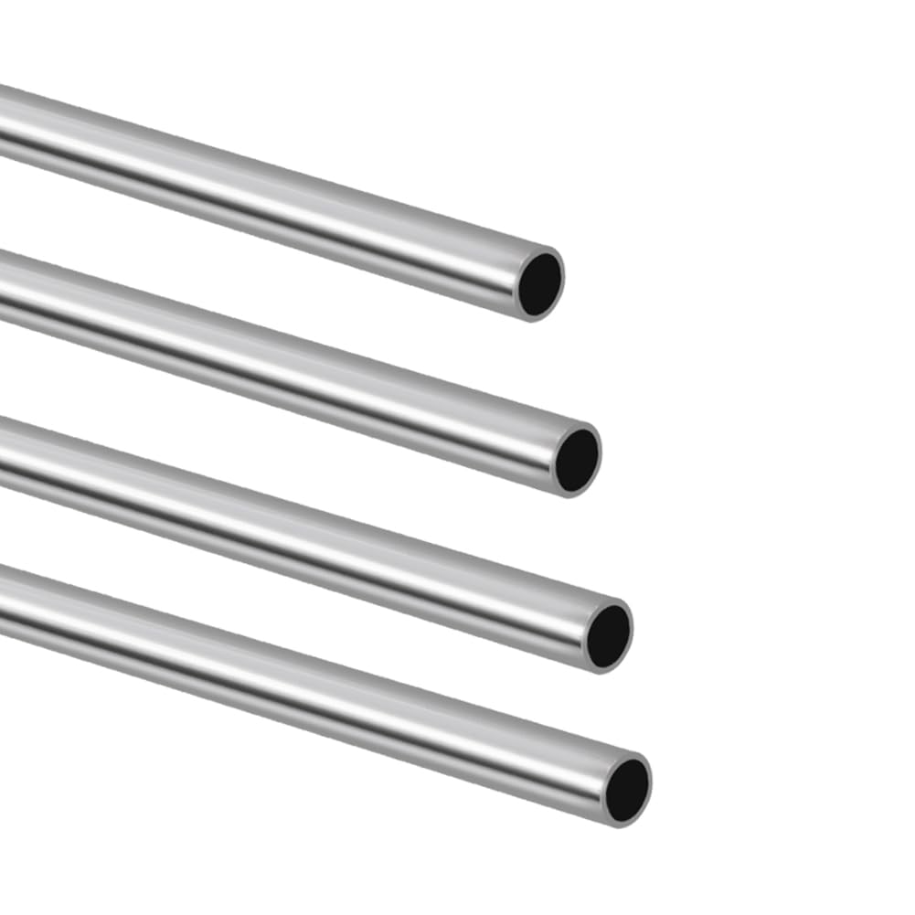 1" OD 304 Stainless Steel Tube, Thickened Pipe Wall & Weldable Tubing, Round Metal Pipe Industrial Straight Tube 10 inch Length (2 Pcs)