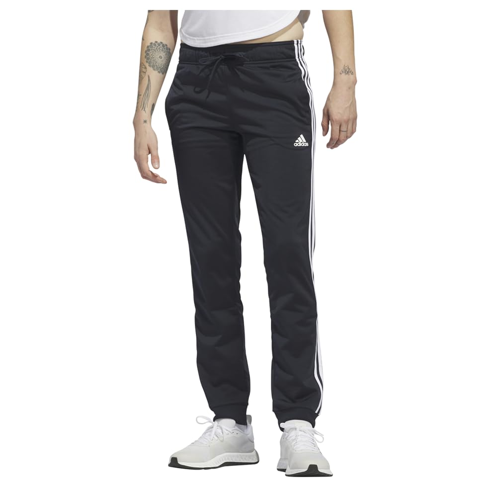 Adidas Womens Essentials Fleece Tapered Cuff Pants