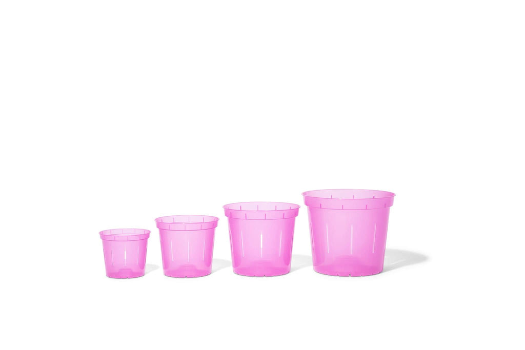 rePotme 3 inch Orchid Pot 3 Pack - Slotted Orchid Pots with Holes for Repotting (Blue Sapphire)