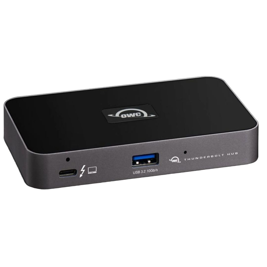 OWC Thunderbolt HUB with 4 X Thunderbolt 4 and 1 X USB-A
