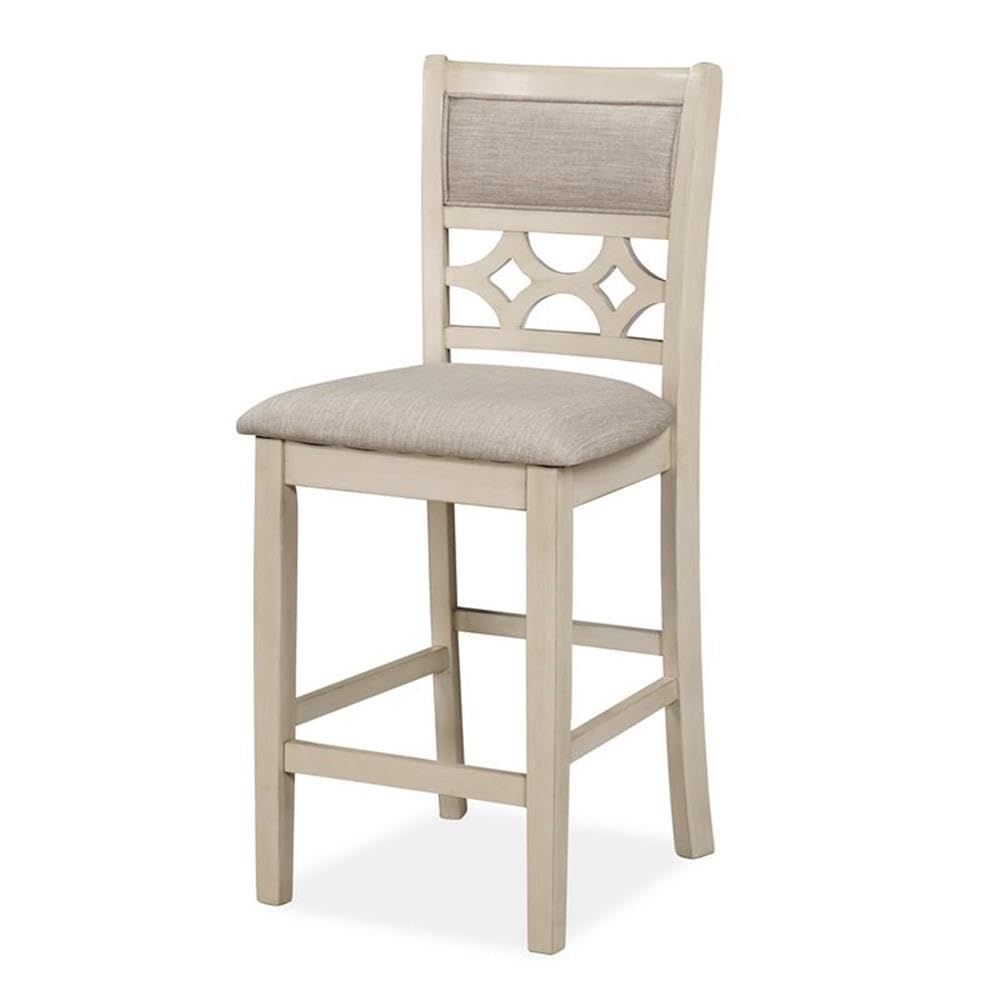 New Classic Furniture Mitchell Dining Room Table, Beige and Brown