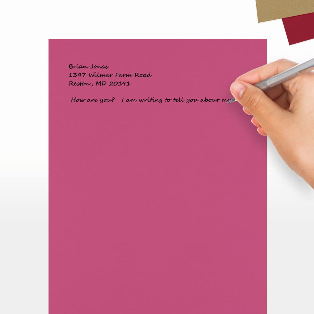 LUXPaper 8.5" x 11" Paper | Letter Size | Avocado Green | 70lb. Text | 250 Qty