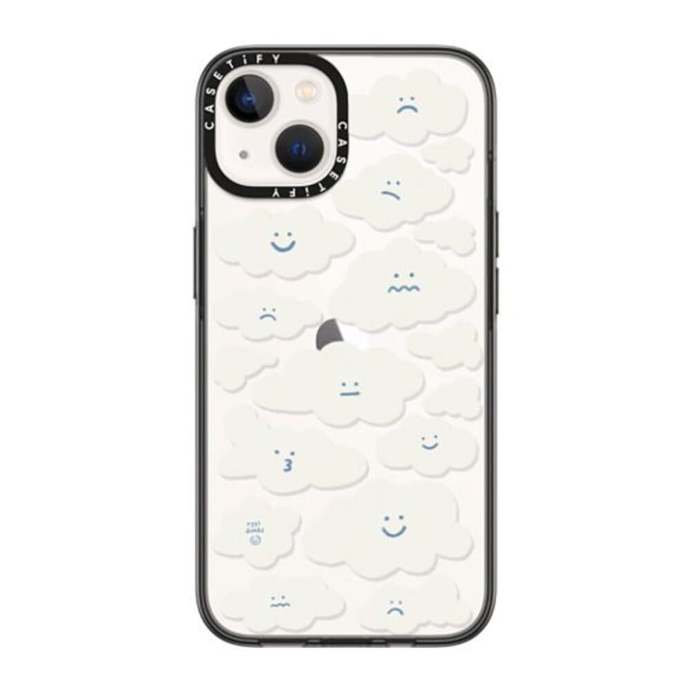 CASETiFY Compact Case for iPhone 13 [Lightweight / 4 ft. 2X Military Grade Drop Protection/Slim] - #1 Mom - Clear Black