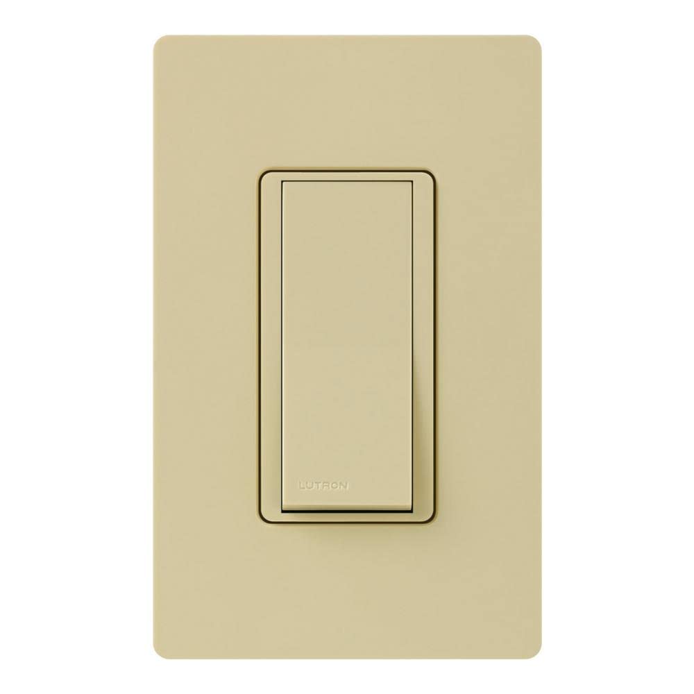 Lutron Claro On/Off Switch, 15-Amp/3-Way, CA-3PS-AL, Almond