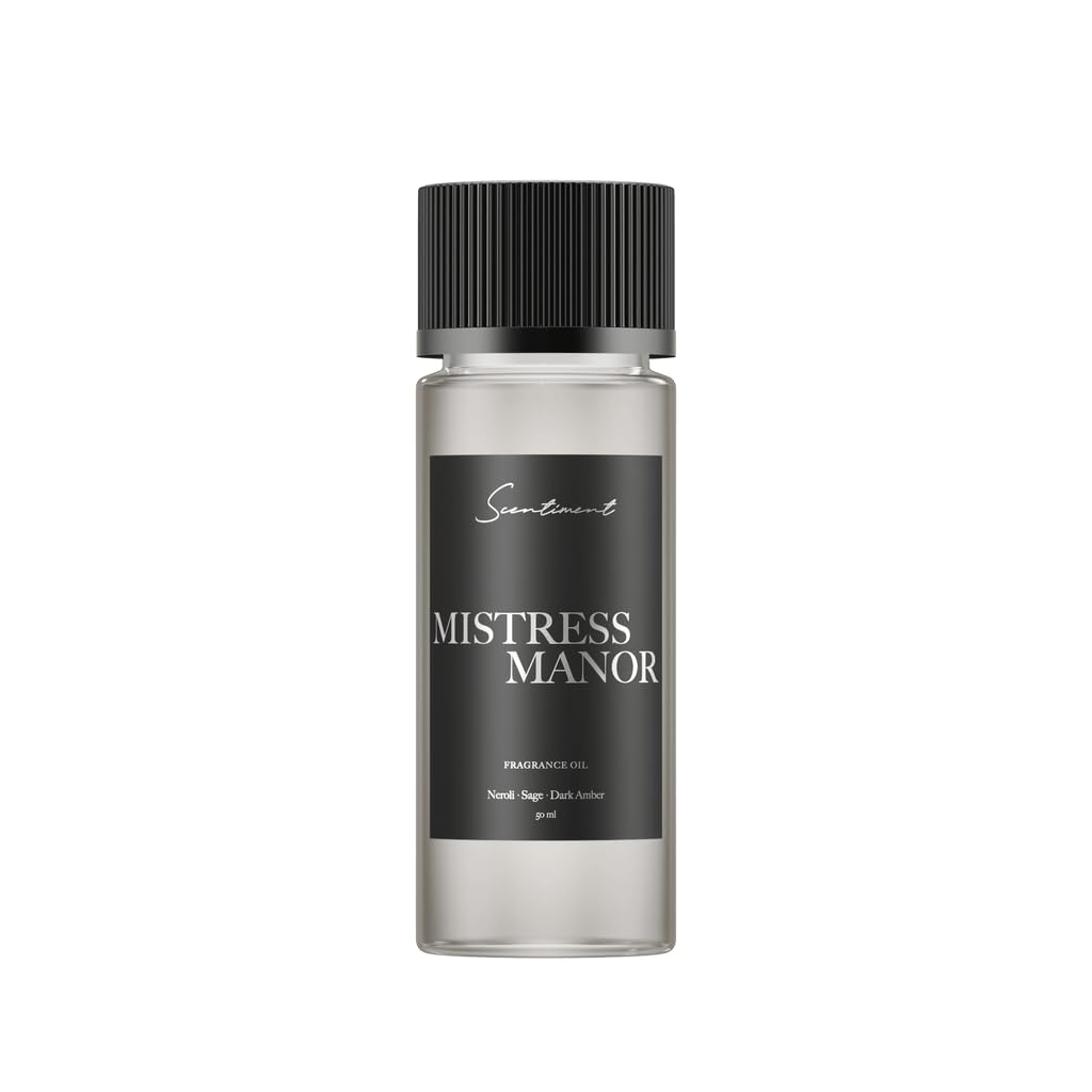 Scentiment French Hotel Diffuser Oil - Premium Hotel Scent with Notes of Clove, Patchouli & Sandalwood Home Scent, Aromatherapy Fragrance Oil Diffuser Refill - 0.68 fl oz (20 mL)
