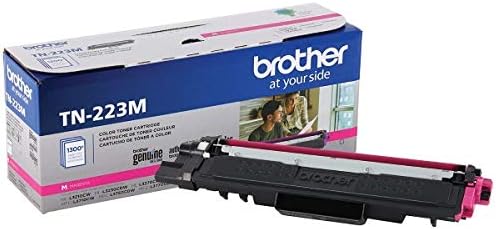 Brother Genuine TN223BK, TN223C, TN223M, TN223Y Standard Yield Black/Cyan/Magenta/Yellow Toner Cartridge Set, TN223