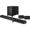 Polk Audio MagniFi Max AX 5.1.2 Channel Sound Bar with 10" Wireless Subwoofer, Dolby Atmos and DTS:X Certified, Polk's Patented VoiceAdjust & SDA Technologies, TV Speakers, Easy Setup, Black