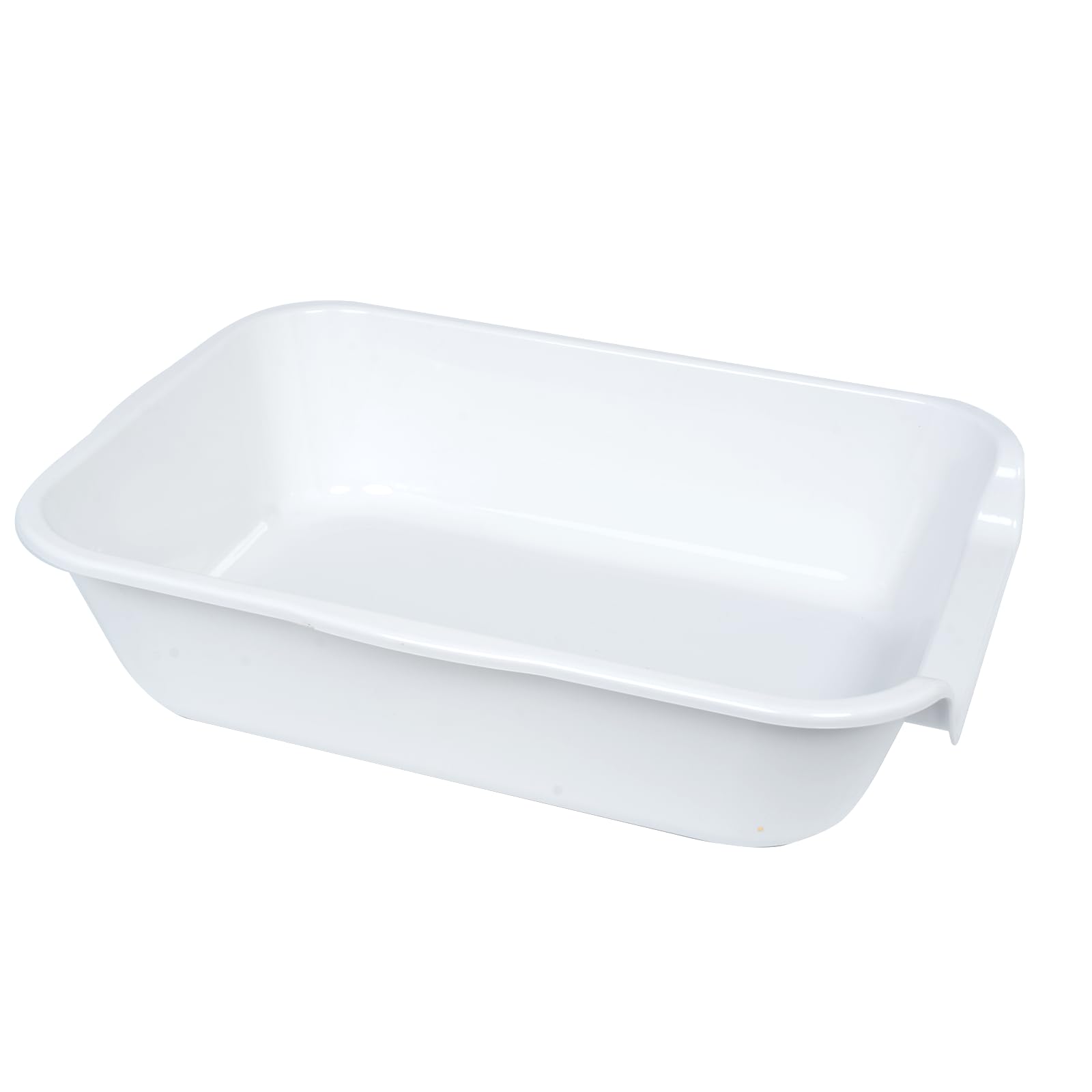 1 Pack of Extra Large Cat Litter Box (ABS Material), Low Entry Senior Litter Pen for Geriatric Kitty Big Cats, Jumbo Pet Safe Litter Boxes Tray for Pets Potty (Beach Sand, 20" L x 15.5" W)
