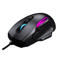 ROCCAT Kone AIMO Remastered PC Gaming Mouse, Optical, RGB Backlit Lighting, 23 Programmable Keys, Onboard Memory, Palm Grip, Owl Eye Sensor, Ergonomic, LED Illumination, Adjustable to 16,000 DPI-Black