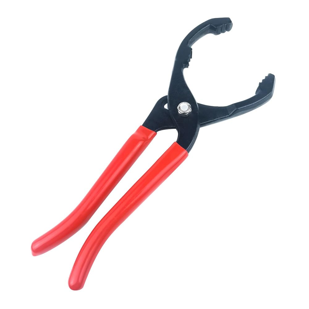 Oil Filter Wrench, 10" Small Adjustable Oil Filter Pliers, Multifunction Oil Filter Removal Tool, Ideal for Engine Filters, Conduit & Fittings