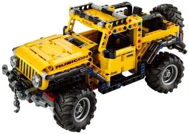 LEGO Technic Jeep Wrangler 4x4 Toy Car 42122 Model Building Kit - All Terrain Off Roader SUV Set, Authentic and Functional Design, STEM Birthday Gift Idea for Kids, Boys, and Girls Ages 9+