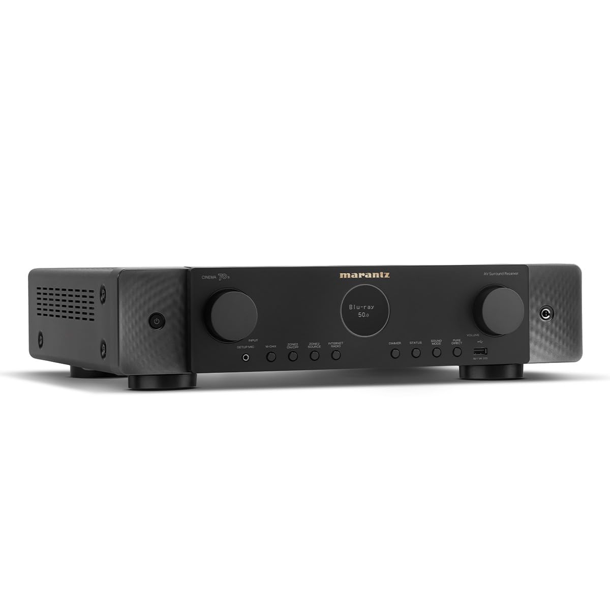 Marantz Cinema 60 7.2-Ch Receiver (100W X 7) - 4K/120 and 8K Home Theater Receiver, Built-in Bluetooth, Wi-Fi & HEOS Multi-Room, Supports Dolby Atmos & DTS:X